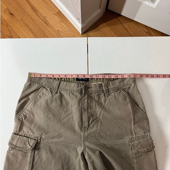 Men’s St. Johns Bay Classic Cargo Pants Khaki Brown Pockets 36 x 30 - Picture 5 of 10